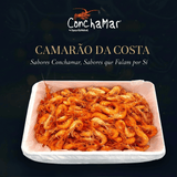 Camarão da Costa Nº2 Cozido Congelado Palaemon Serratus Embalagem 1KG