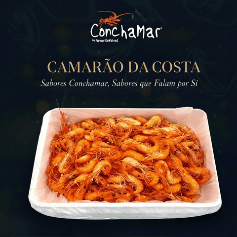 Camarão da Costa Nº2 Cozido Congelado Palaemon Serratus Embalagem 1KG