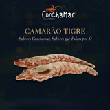 Camarão Tigre Congelado 2/4 Penaeus Monodon 1KG
